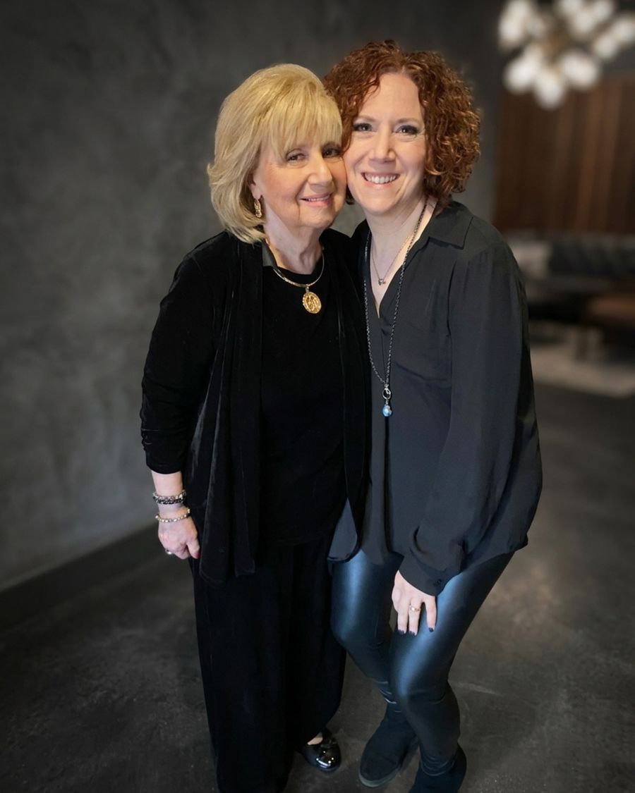 Founder Barbara Goldberg with her daughter Amy Salzstein of Hair Response